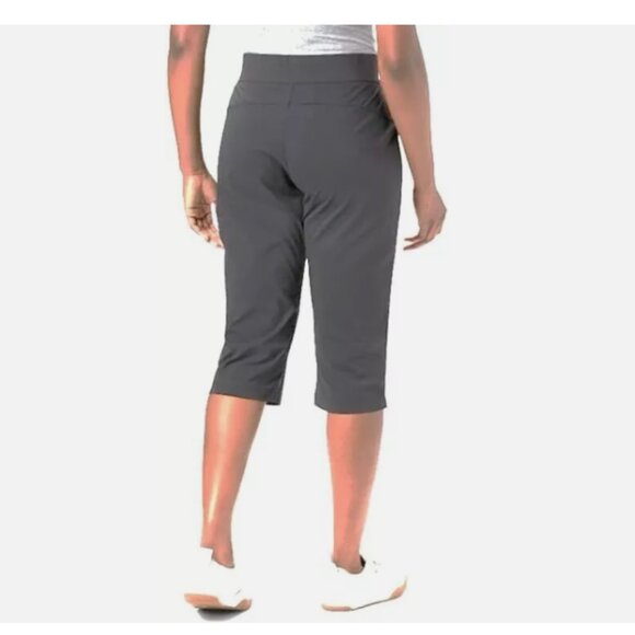 Columbia Women's Active Fit Omni-Shield Pull-On Capri Grey - Picture 2 of 2